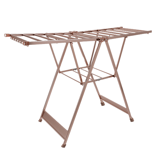 DP Premium Cloth Dryer/Drying Stand - Foldable, Rose Gold, BB 1433, 1 pc  