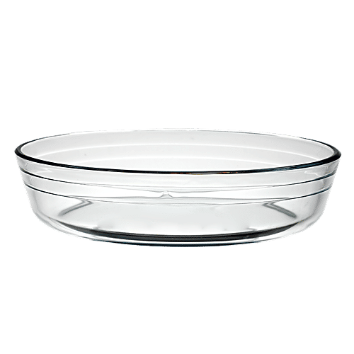 LaOpala Borosilicate Tempered Glass Cook N Serve Oval Baking Dish, 1 pc  
