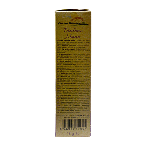 Cascina Belvedere Vialone Nano Italian Rice, 1 Kg  