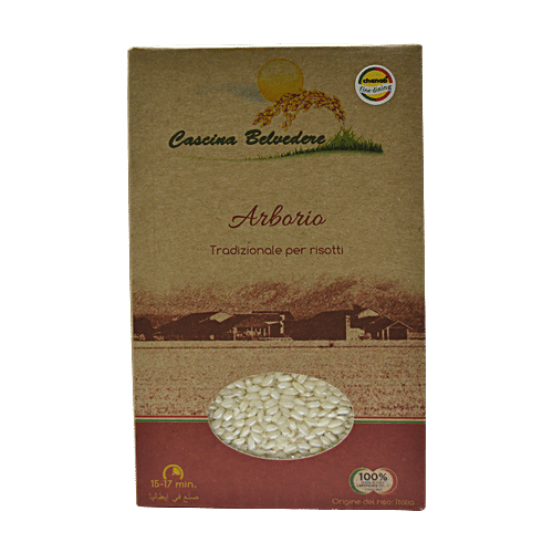 Cascina Belvedere Arborio Italian Rice, 1 kg  Made In Italy
