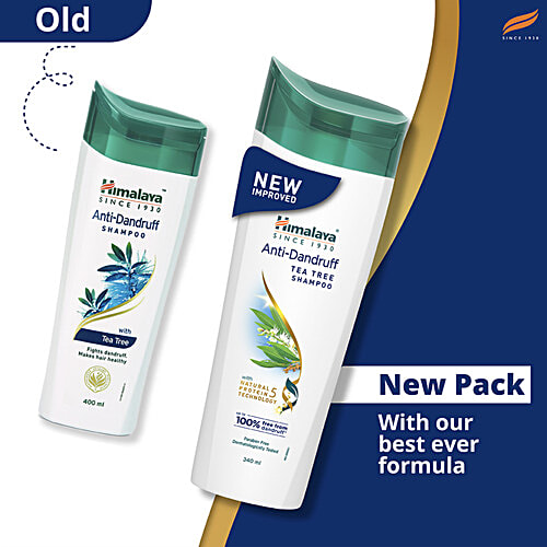 Himalaya Anti-Dandruff Shampoo - With Tea Tree Oil, Aloe Vera, For All Hair Types, 1 L  