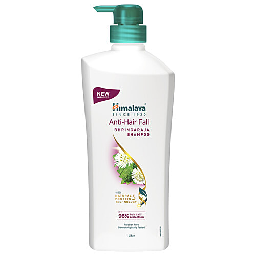Himalaya Anti-Hair Fall Shampoo With Bhringaraja, For All Hair Types, 1 L  