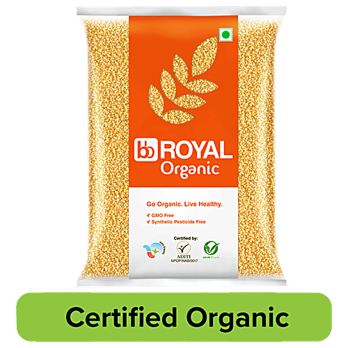 bb Royal Unpolsihed Organic Foxtail Millet/Thinai Rice, 5 kg  GMO, Synthetic Pesticides Free