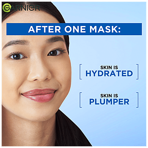 Garnier Skin Naturals Hydra Bomb Face Serum Sheet Mask - Hyaluronic Acid & Pomegranate, 28 g  