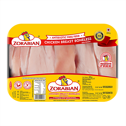 Buy Zorabian Chicken Breast Boneless, Raw, Frozen Online at Best