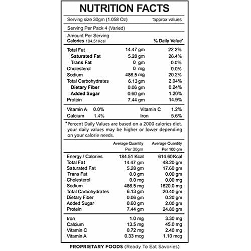 Befikar High Protein Peanuts - Chatpata Masala, 100 g  