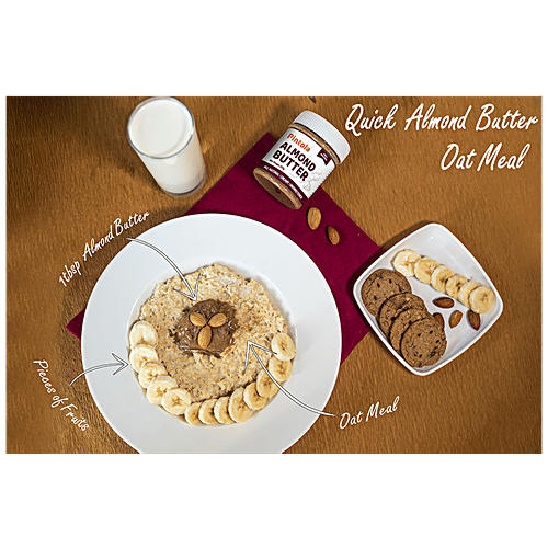 Pintola All Natural Almond Butter - Unsweetened, Creamy, 1kg  