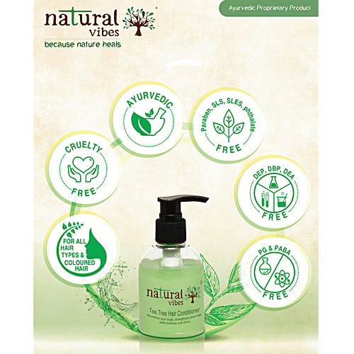Natural Vibes Hair Conditioner - Tea Tree, Nourishes Your Scalp, 150 ml