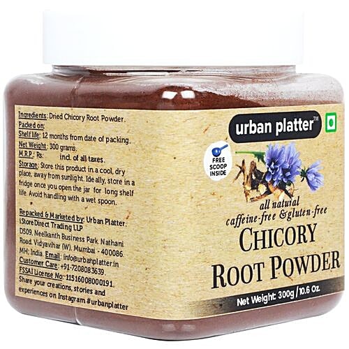 Urban Platter Chicory Root Powder, 300 g Jar 