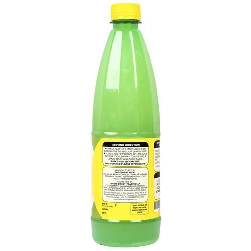 Urban Platter Lemon Juice Concentrate, 700 ml Plastic Bottle 