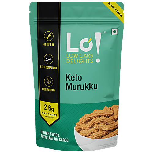 Buy LO! Foods Low Carb Murukku Online at Best Price of Rs 149 bigbasket