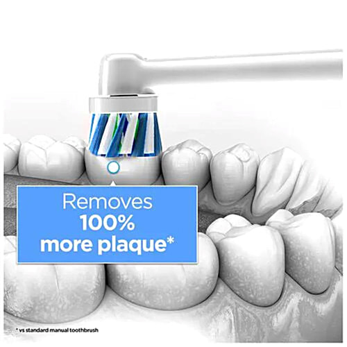 Oral-B Oral B Pro 3 Electric Toothbrush, 3 modes with Triple pressure control, replaceable brush head included, 1 pc  Removes Up to 100% More Plaque