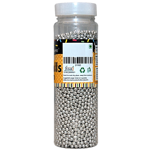 Buy CCDS Silver Medium Size Balls For Cake Decoration Online at Best