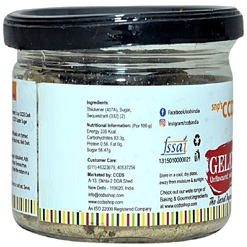 CCDS Gelatin - 100% Vegetarian, 100 g Box Zero Fat