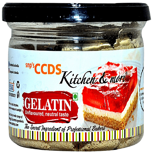 CCDS Gelatin - 100% Vegetarian, 100 g Box Zero Fat