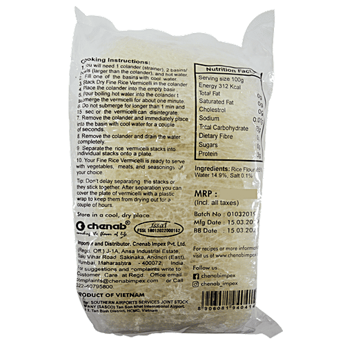 Buy Meishi Fine Rice Vermicelli Gluten Free Online at Best Price of