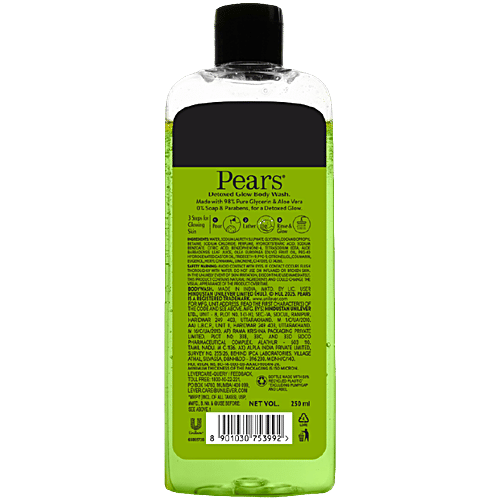 Pears Naturale Detoxifying Aloevera Bodywash, 250 ml  