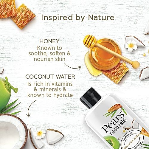 Pears Naturale Nourishing Coconut Water Bodywash, 250 ml  