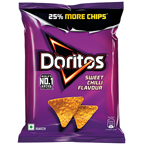 Doritos Nacho Chips - Sweet Chilli Flavour, 23 g Extreme Crunch