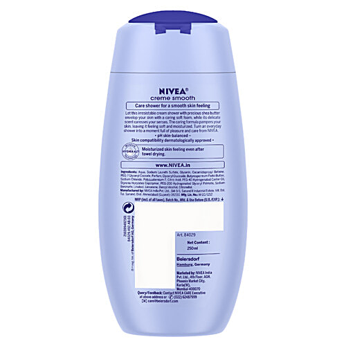 Buy Nivea Care Shower Creme Smooth Shea Butter & Mild Scent Online at