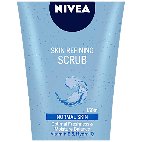 Nivea Skin Refining Scrub With Vitamin E - Normal Skin, 150 ml  