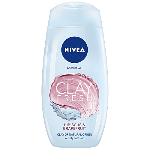 Buy NIVEA Clay Fresh Shower Gel Hibiscus & Grapefruit Online at Best