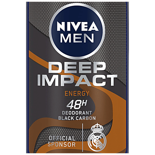 Nivea Deodorant Roll On - Deep Impact Energy, 48 H Anti-Perspirant Freshness, 50 ml  48 h Freshness, Anti Perspirant