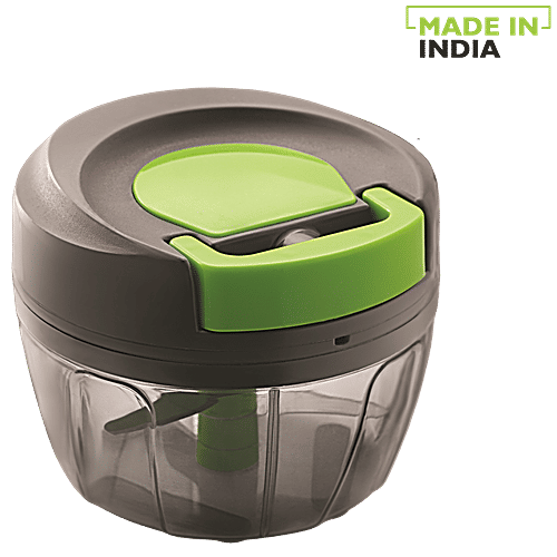 Buy Anjali Vegetable/Fruit Easy Chopper with Lassi Blade Green & Grey