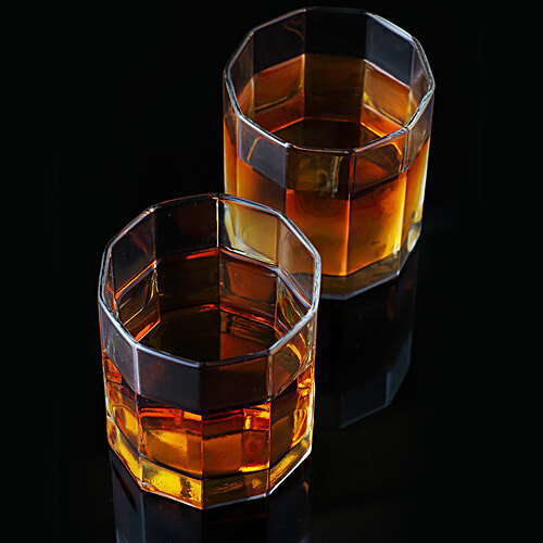 BB Home Octa Whisky/Juice Glass Tumbler, 315 ml (Set of 6) 