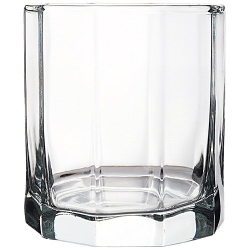 BB Home Octa Whisky/Juice Glass Tumbler, 315 ml (Set of 6) 