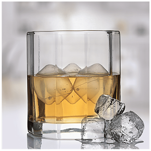 BB Home Octa Whisky/Juice Glass Tumbler, 315 ml (Set of 6) 