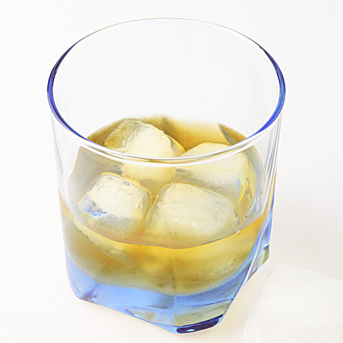 BB Home Gradient Blue Whisky/Juice Glass Tumbler, 326 ml (Set of 6) 