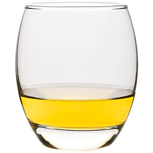 BB Home Cross Whisky/Juice Glass Tumbler, 400 ml (Set of 6) 