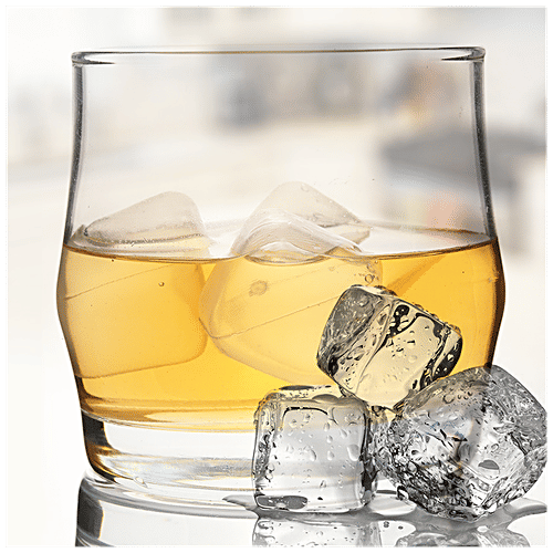 BB Home Barrel Whisky/Juice Glass Tumbler, 351 ml (Set of 6) 