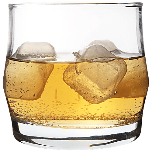 BB Home Barrel Whisky/Juice Glass Tumbler, 351 ml (Set of 6) 