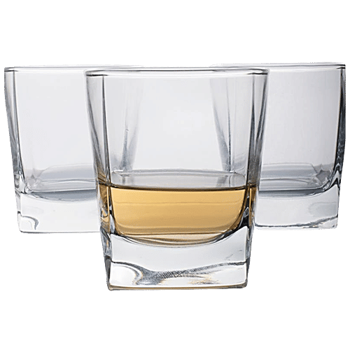 BB Home Opera Whisky/Juice Glass Tumbler, 280 ml (Set of 6) 