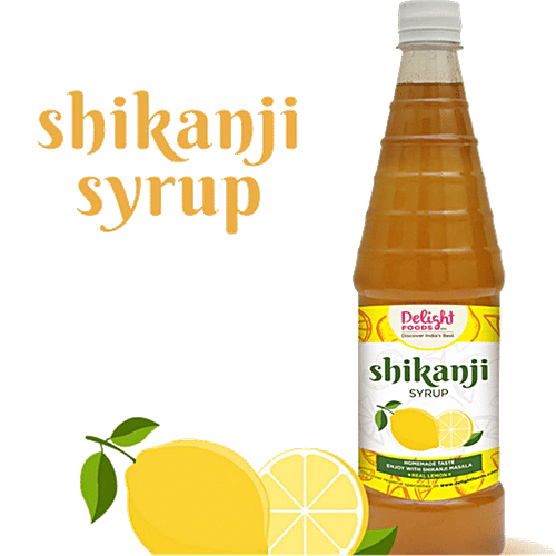 Delight Foods Shikanji Syrup, 750 ml  