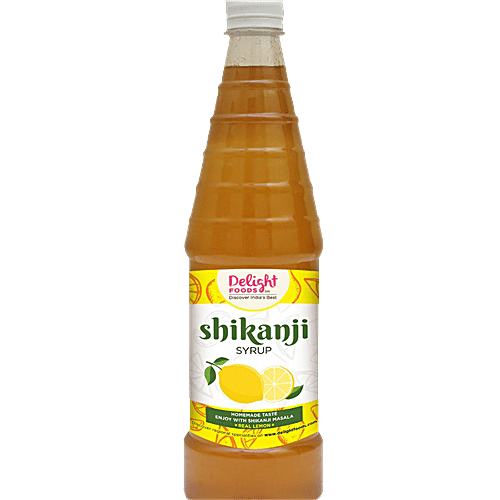 Delight Foods Shikanji Syrup, 750 ml  
