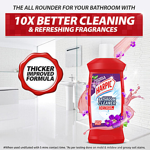 Harpic Disinfectant Bathroom Cleaner - Floral Bloom, 1 L  