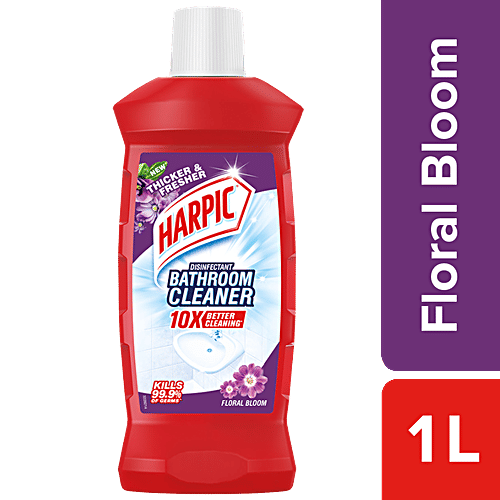 Harpic Disinfectant Bathroom Cleaner - Floral Bloom, 1 L  