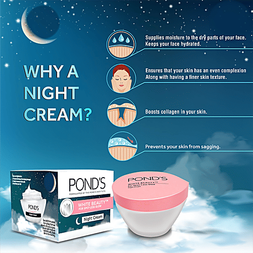 Ponds White Beauty Night Cream, 35 g  