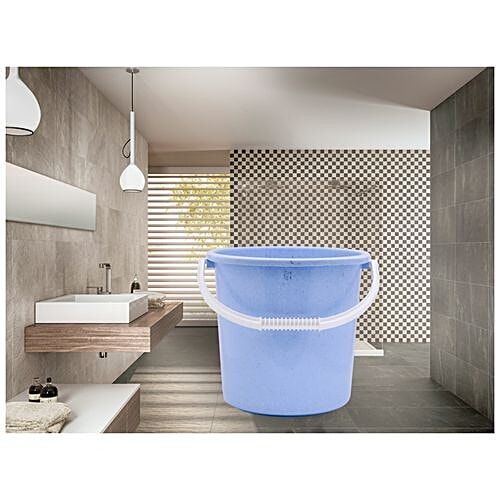 BB Home Premium Plastic Bucket - Stone Grey, 16 L  