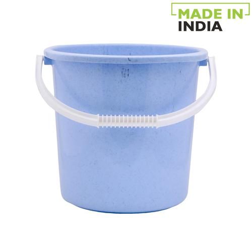 Bathroom Plastic Bucket With Mug 16 L 1 Bucket and 1 mug pack of 1 Grey 