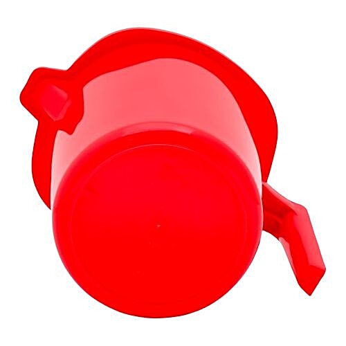 BB Home Premium Plastic Bathing Mug - Red, 1.5 L  