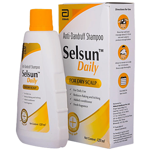 Buy Selsun Daily Daily AntiDandruff Shampoo For Dry Scalp Online at