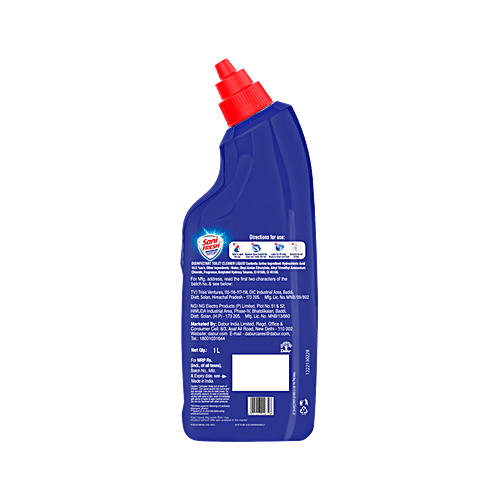 Sanifresh Advanced Disinfectant Toilet Cleaner, 1 L (Get Free Odonil Air Freshner Block - 48 g) Kills 99.9% Germs
