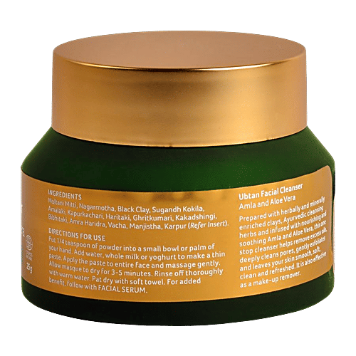 Organic India Ubtan Facial Cleanser - Amla & Aloe Vera, 25 g