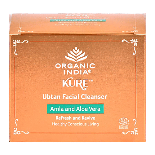 Organic India Ubtan Facial Cleanser - Amla & Aloe Vera, 25 g