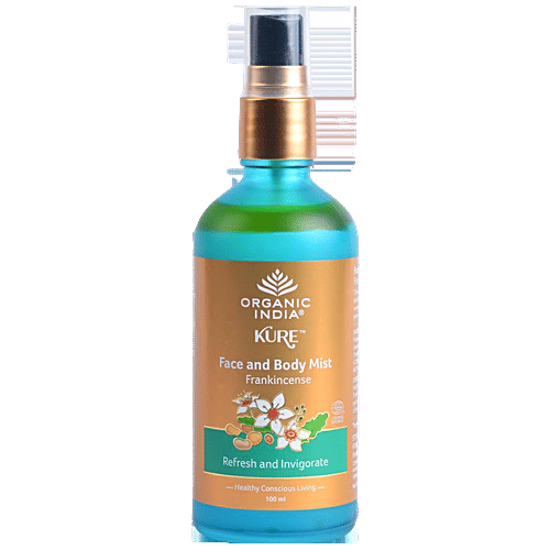 ORGANIC INDIA Face and Body Mist - Frankincense, 100 ml  