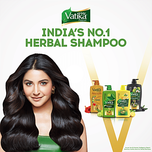 Buy Dabur Vatika Health Shampoo, With 7 natural ingredients, Controls